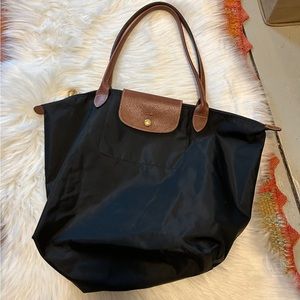 Longchamp Le Pliage Black Tote Bag
